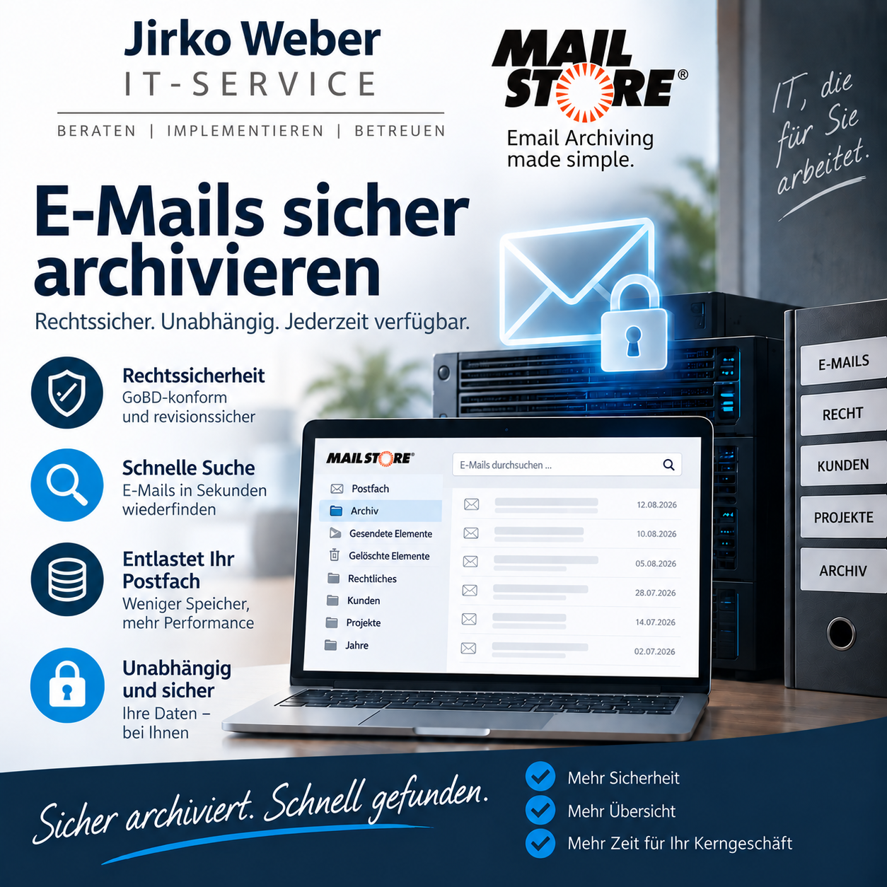 rechtssichere E-Mailarchivierung in Berlin